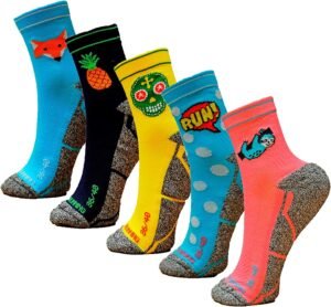 calcetines de crossfit HOOPOE de varios colores y estampados