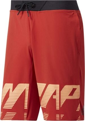 pantalones de crossfit Reebok rojos